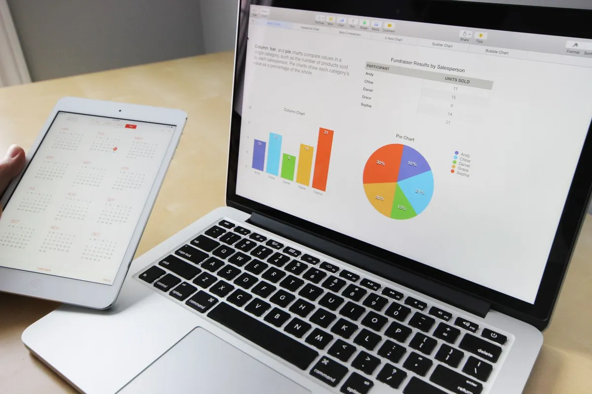 Tableau de bord d'une application web de gestion affichant indicateurs et graphiques